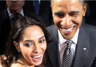 mallika has tea with obama - India TV mallika has tea with obama - India TV