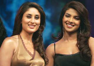 priyanka chopra hangs out with kareena at heroine... priyanka chopra hangs out with kareena at heroine...
