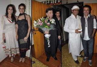rishi kapoor irrfan khan rajukumar hirani spotted... rishi kapoor irrfan khan rajukumar hirani spotted...