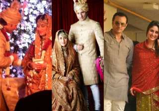 saif kareena wedding album - India TV saif kareena wedding album - India TV