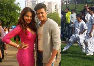 saif riteish bipasha spotted on the sets of... saif riteish bipasha spotted on the sets of...