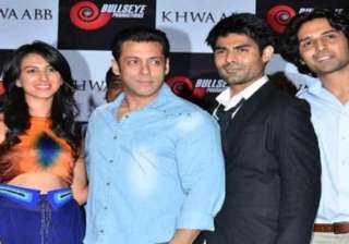 salman khan unveils the music of khwaabb - India... salman khan unveils the music of khwaabb - India...