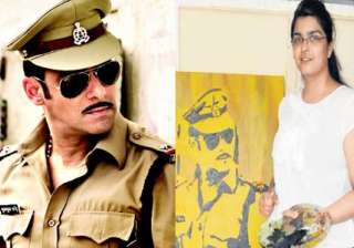 salman first to be painted in space - India TV salman first to be painted in space - India TV