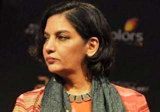 shabana azmi advises to reduce the length of... shabana azmi advises to reduce the length of...