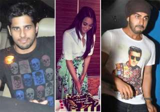 sonakshi sinha s birthday pics arjun sidharth and... sonakshi sinha s birthday pics arjun sidharth and...