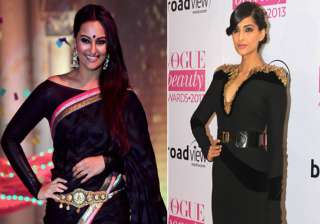 sonam sonakshi to walk the ramp at india intl... sonam sonakshi to walk the ramp at india intl...