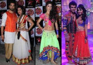 tv couples spotted playing waterless holi on the... tv couples spotted playing waterless holi on the...