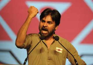 telugu actor pawan kalyan launches new political... telugu actor pawan kalyan launches new political...