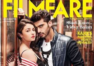 alia arjun show steamy chemistry as couple cover... alia arjun show steamy chemistry as couple cover...