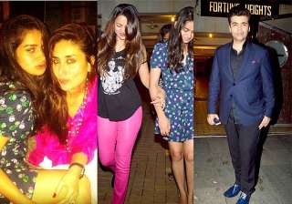 kareena kapoor throws bash for karan johar amrita... kareena kapoor throws bash for karan johar amrita...