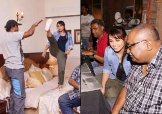 exclusive rani mukerji on the sets of mardaani... exclusive rani mukerji on the sets of mardaani...