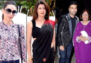 karisma karan johar at salman khan s sister... karisma karan johar at salman khan s sister...