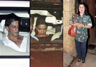 shah rukh deepika with their happy new year team... shah rukh deepika with their happy new year team...