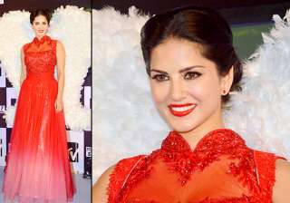 sexy sunny leone turns red hot at the launch of... sexy sunny leone turns red hot at the launch of...