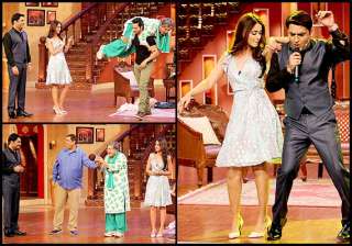 comedy nights with kapil varun ileana promote... comedy nights with kapil varun ileana promote...