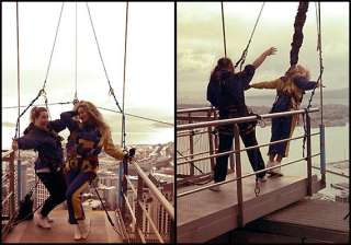beyonce secretly enjoyed bungee jumping before... beyonce secretly enjoyed bungee jumping before...