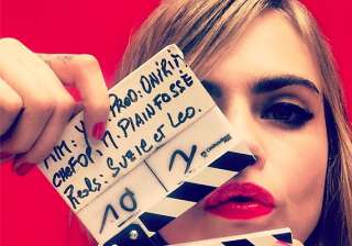 cara delevingne refused to watch herself onscreen... cara delevingne refused to watch herself onscreen...