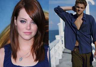emma stone has a crush on leonardo dicaprio -... emma stone has a crush on leonardo dicaprio -...