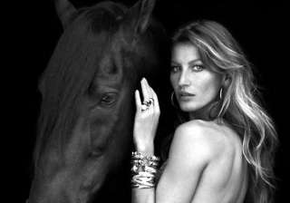 gisele b ndchen goes topless for stuart weitzman... gisele b ndchen goes topless for stuart weitzman...