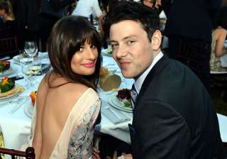 lea michele sings for monteith s tribute - India... lea michele sings for monteith s tribute - India...