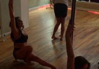 lady gaga attends pole dancing classes - India TV lady gaga attends pole dancing classes - India TV