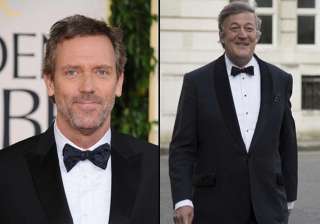 hugh laurie wishes stephen fry love and happiness... hugh laurie wishes stephen fry love and happiness...