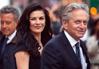 michael douglas took wife catherine zeta jones... michael douglas took wife catherine zeta jones...