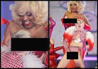 shameless miley digs in head into dancer s... shameless miley digs in head into dancer s...
