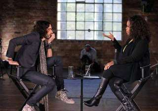 russell brand opens up on winfrey s show about... russell brand opens up on winfrey s show about...