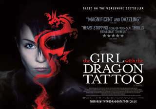 the girl with the dragon tattoo will not be shown... the girl with the dragon tattoo will not be shown...