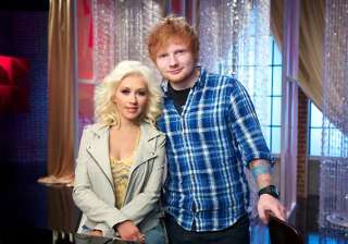 what hooked sheeran to aguilera - India TV what hooked sheeran to aguilera - India TV