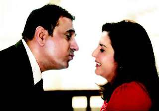 farah does a romantic scene with boman irani but... farah does a romantic scene with boman irani but...