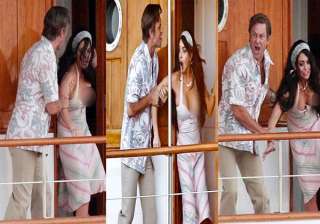 lilo suffers wardrobe malfunction while shooting... lilo suffers wardrobe malfunction while shooting...
