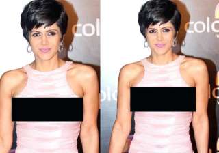 mandira bedi wears transparent dress reveals... mandira bedi wears transparent dress reveals...