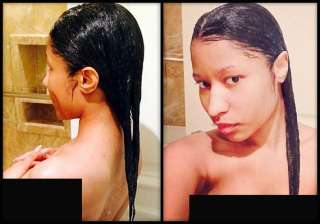 hot singer nicki minaj posts topless pictures... hot singer nicki minaj posts topless pictures...