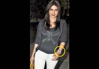 priyanka wears a turkish bracelet to ward off... priyanka wears a turkish bracelet to ward off...