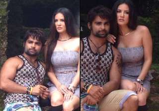 sunny spotted on sets of jackpot in goa view pics... sunny spotted on sets of jackpot in goa view pics...