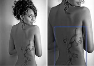 vedita shows off her tattooed bare back - India TV vedita shows off her tattooed bare back - India TV