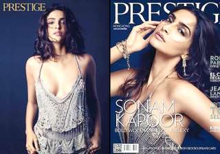 sonam kapoor looks scorching hot covers prestige... sonam kapoor looks scorching hot covers prestige...