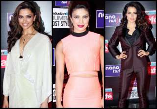 deepika priyanka kangana sizzle at the ht stylish... deepika priyanka kangana sizzle at the ht stylish...