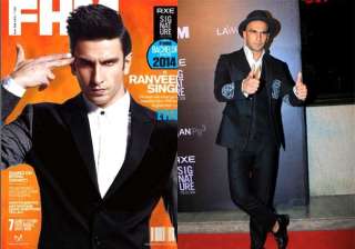 ranveer singh looks stylishly suave as fhm first... ranveer singh looks stylishly suave as fhm first...