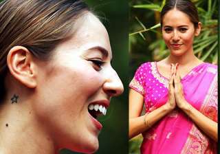 jessica michibata dazzles in pink sari at indian... jessica michibata dazzles in pink sari at indian...