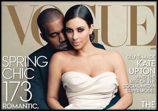 kim kanye become face of vogue s april edition... kim kanye become face of vogue s april edition...
