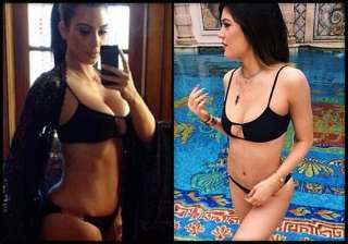 kim kardashian kylie jenner post selfies in racy... kim kardashian kylie jenner post selfies in racy...