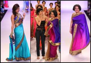 lakme fashion week 2014 mandira bedi s mom turns... lakme fashion week 2014 mandira bedi s mom turns...