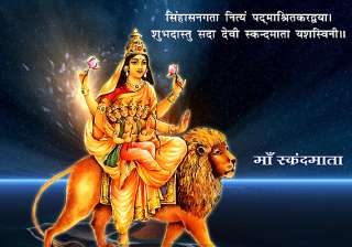 navratri special day 5 jai maa skandamata see... navratri special day 5 jai maa skandamata see...