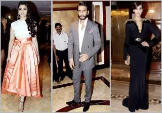 ranveer alia sonam at vogue india beauty awards... ranveer alia sonam at vogue india beauty awards...
