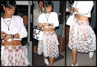 rihanna dares to bare flaunts pink knickers in... rihanna dares to bare flaunts pink knickers in...