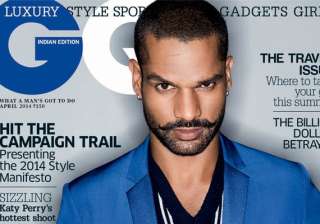 shikhar dhawan on men s fashion magazine cover... shikhar dhawan on men s fashion magazine cover...