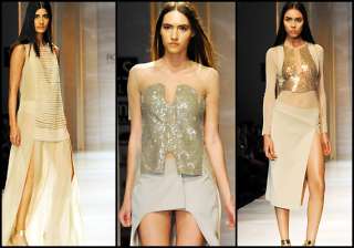 skin tone dominated line by rohit rahul at wifw... skin tone dominated line by rohit rahul at wifw...